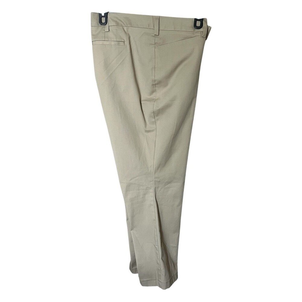 Lands' End Outfitters Cotton-Blend Khaki Straight Leg Chino Pants Size 22W